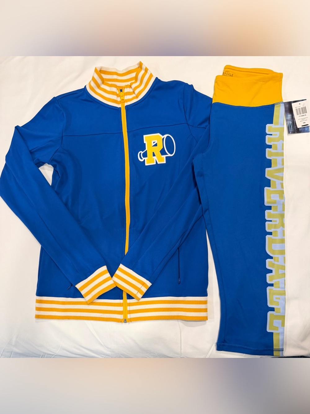 Hot Topic Riverdale Blue and Yellow Varsity-Style Track Set
